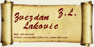 Zvezdan Laković vizit kartica